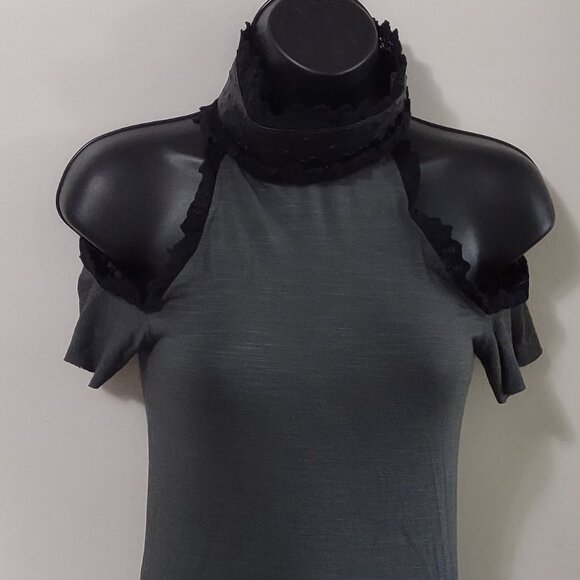 Lip Service Step in Time Teal Tunic Top or Dress Size Small EXCELLENT - Picture 8 of 15